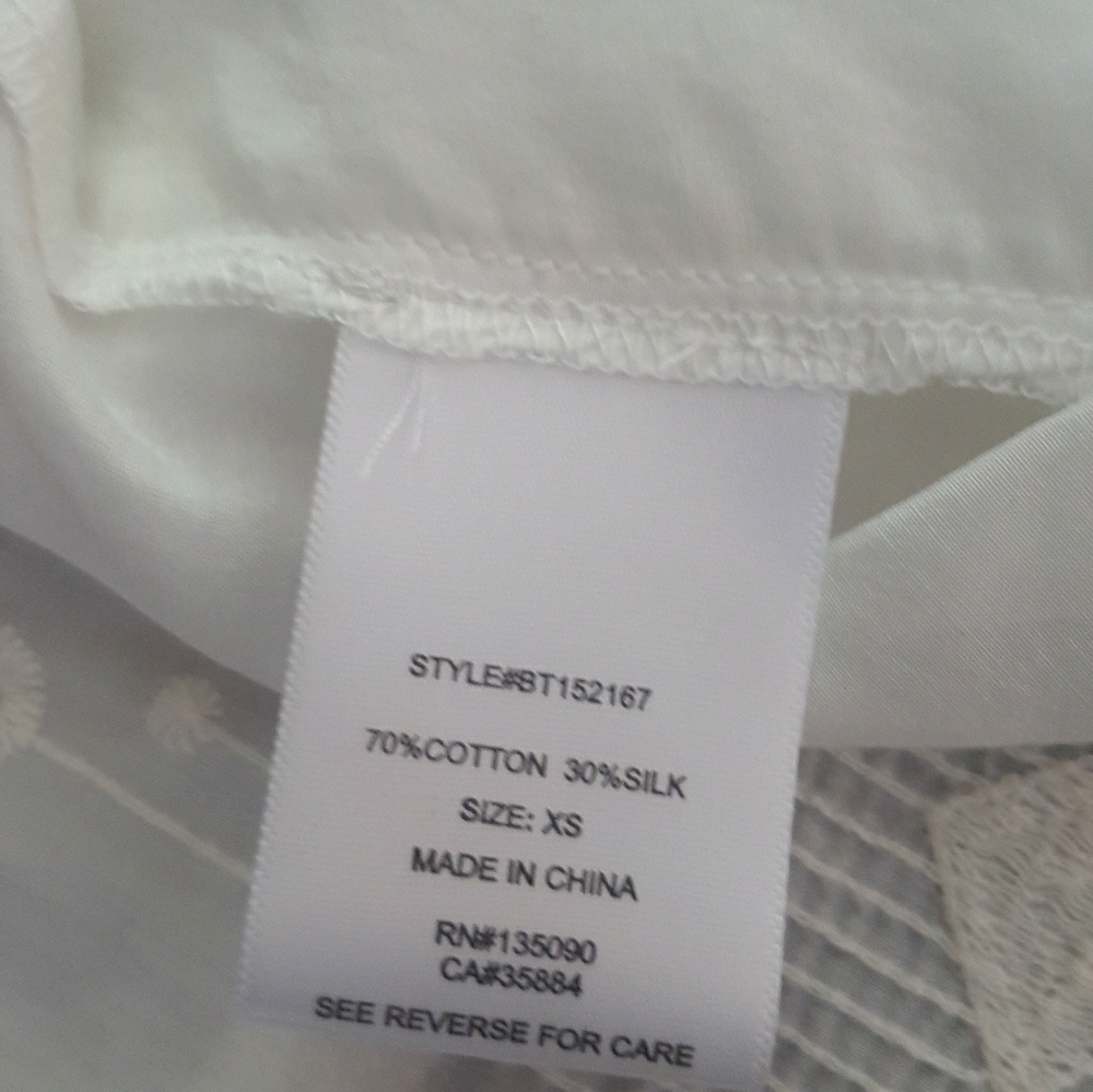 Cotton/Silk boho top - Picture 6 of 7